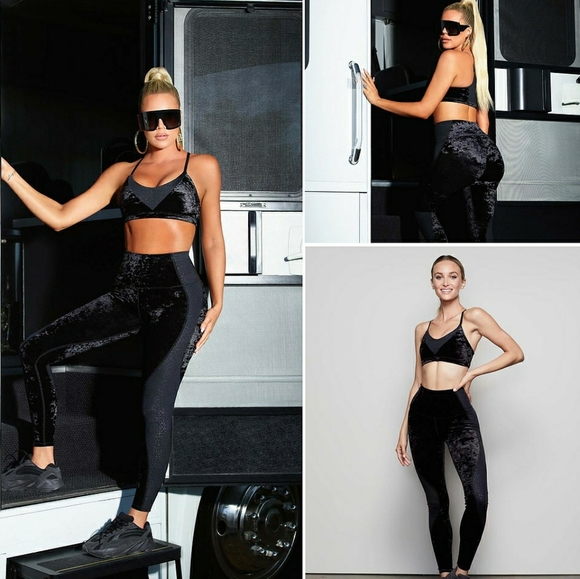 Good American Pants - Good American Women's Crushing It Velvet Leggings